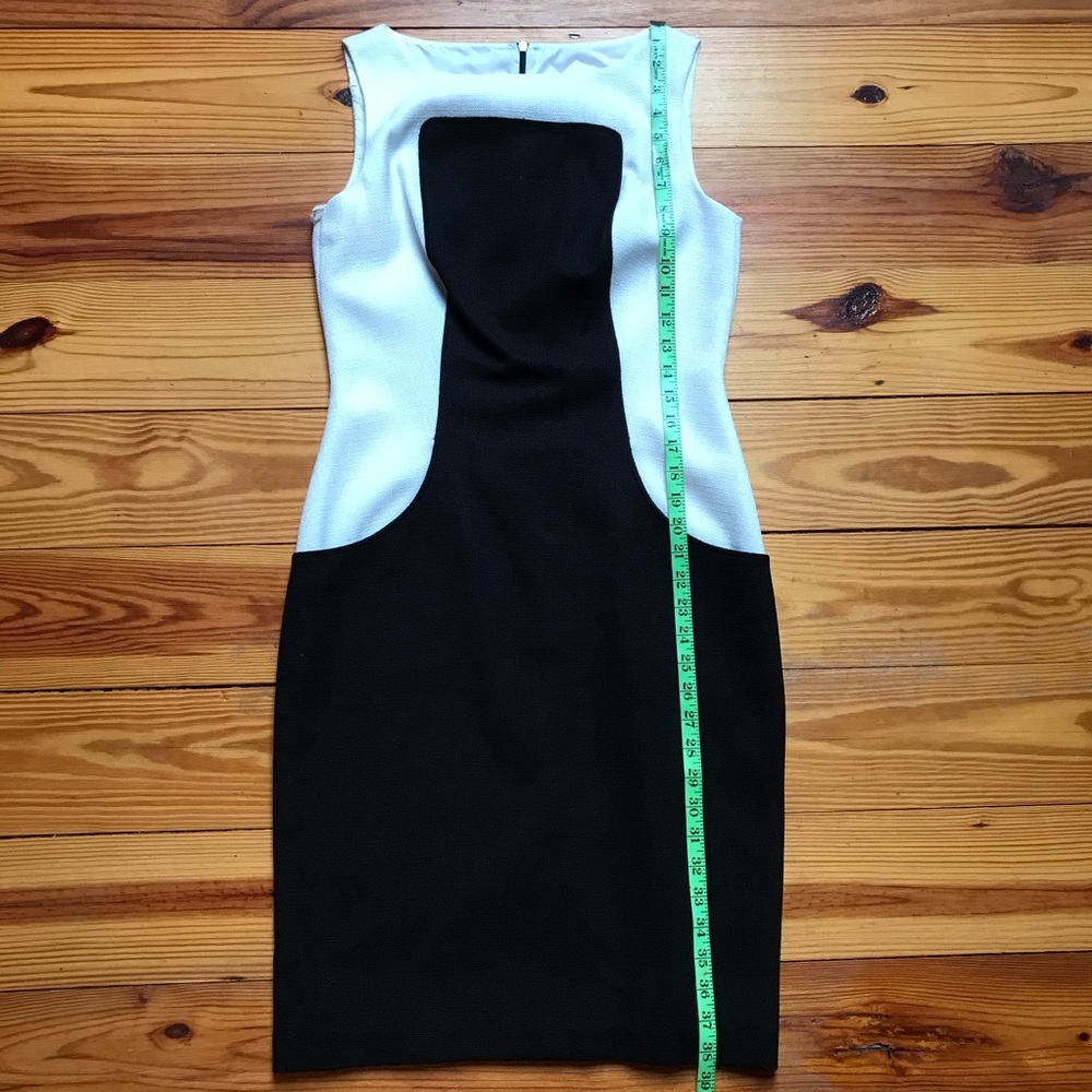 David Meister Black White Mod Sheath Dress, EUC, 4 - Picture 6 of 16